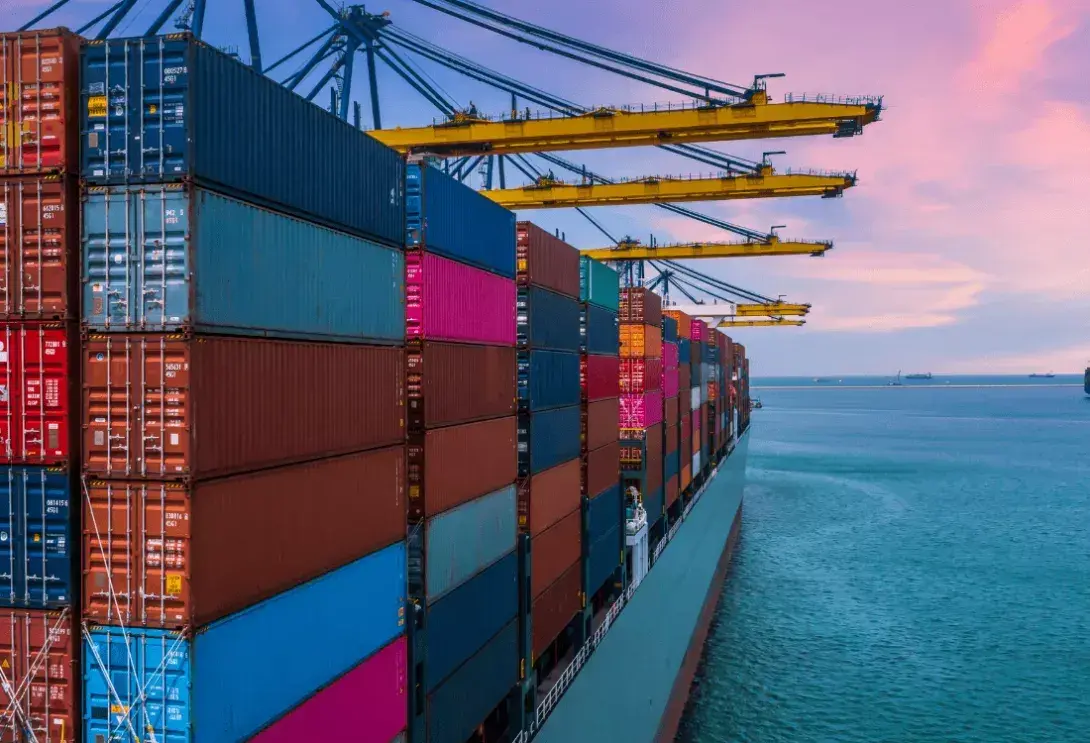 Large shipping containers securely put together with the use of ConCEPS.